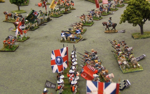 A photo of Hobkirk's Hill, an AWI game from Enfilade 2011